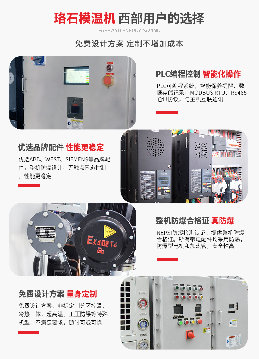 ExpxⅡBT4正壓防爆模溫機產品特點