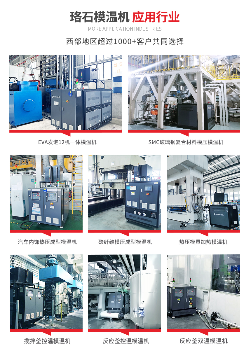 雙機一體模溫機應用案例