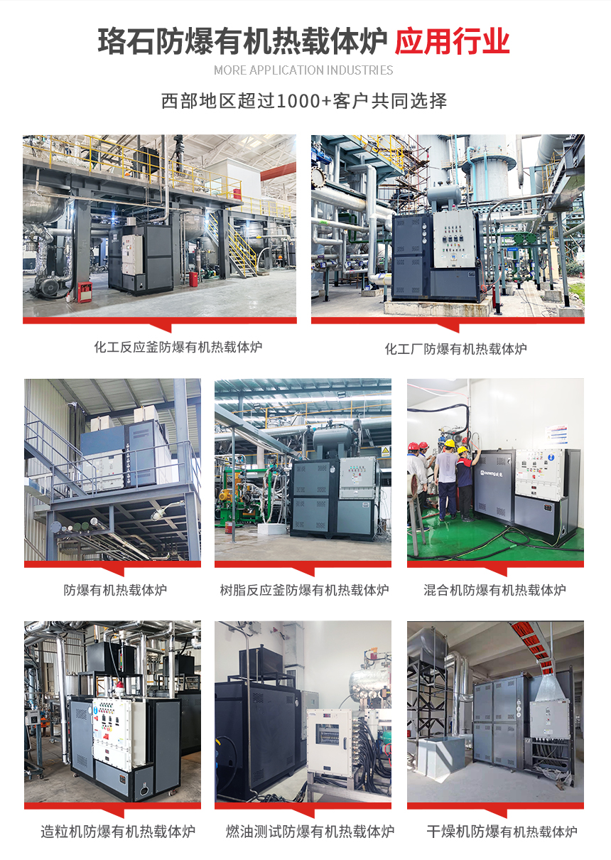 防爆有機熱載體爐應用案例